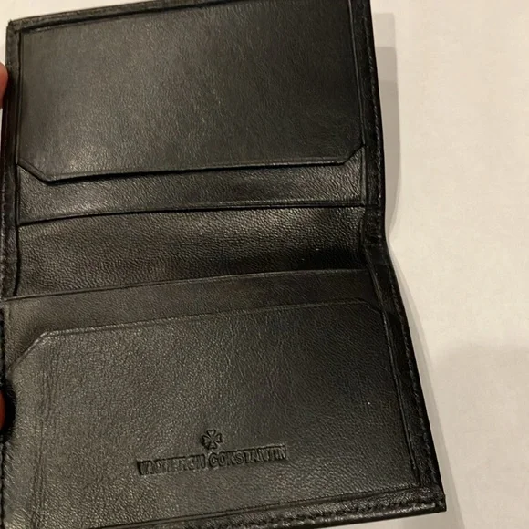 Vacheron Constantin watch brand black calf leather card holder. Brand new! - Picture 3 of 6